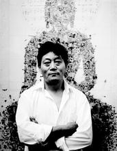 China, Beijing, Tibetan artists, Artists, Contemporary Art, portrait, Gonkar, Red