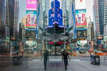 New York, Specular Reflection, Times Square