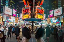 New York, Specular Reflection, Times Square