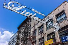 Little Italy, New York, sign