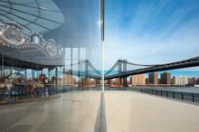 Manhattan Bridge, New York, Reflection