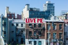 New York, bridge, love