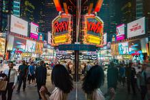 New York, Specular Reflection, Times Square