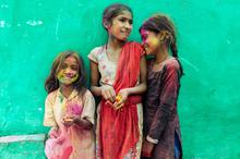 India, Barsana, Holi Festival