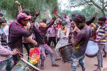 India, Barsana, Holi Festival