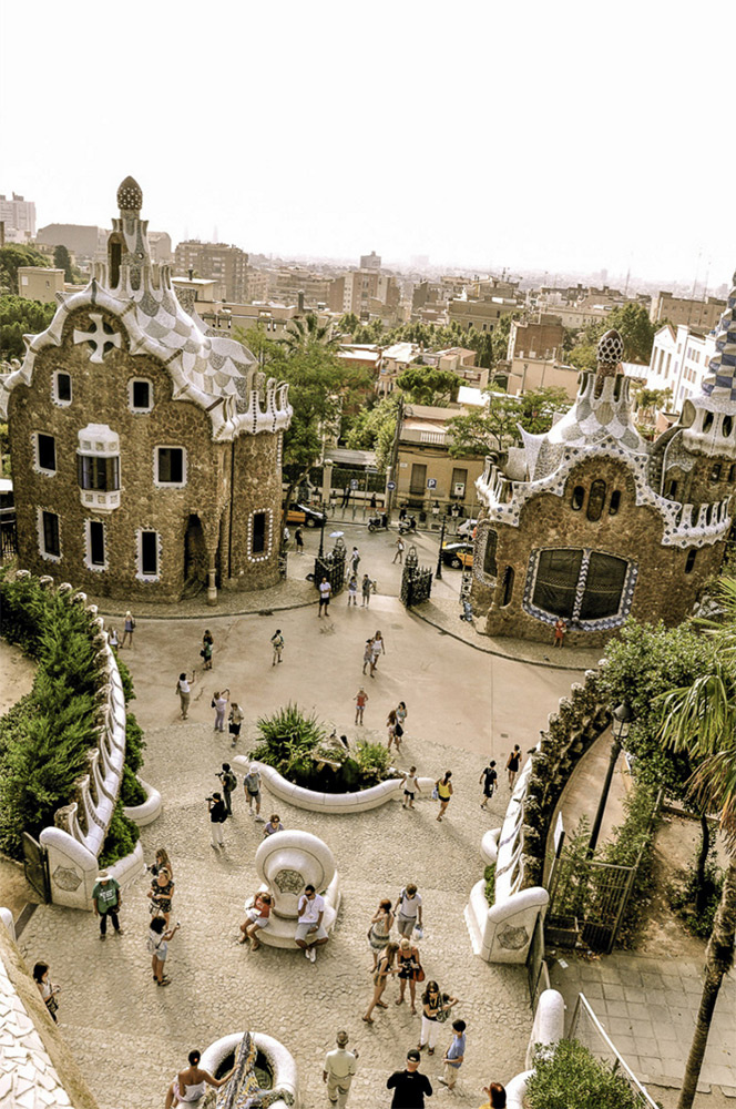 Picture of Travel, Gaudi, Travel Photographer, Park Guel. Picture taken in Barcelona, Spain.