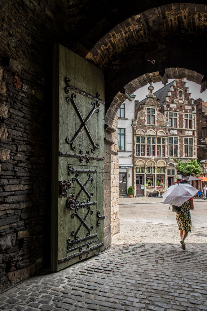 Picture of Gate, Castle. Picture taken in Ghent, Belgium.