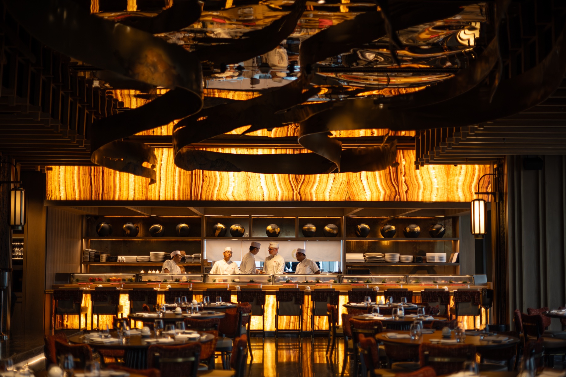 In this picture: Nobu Bangkok, Nobu Restaurants, Bangkok, Thailand.