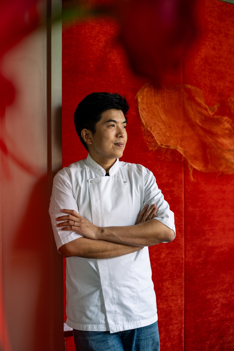 In this picture: Nusara Restaurant, Chef Ton, Bangkok, Thailand.