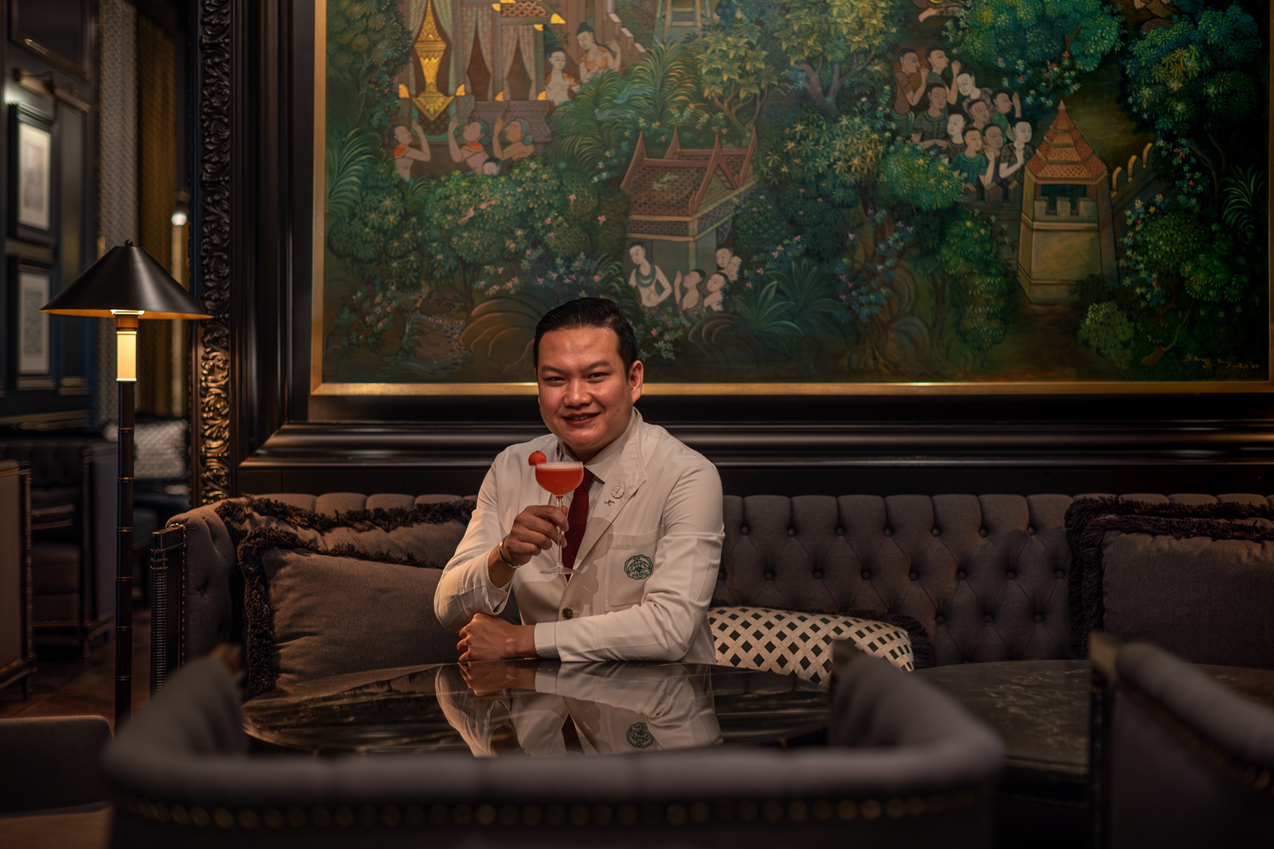 In this picture: Firefly Bar, Kempinski Bangkok.