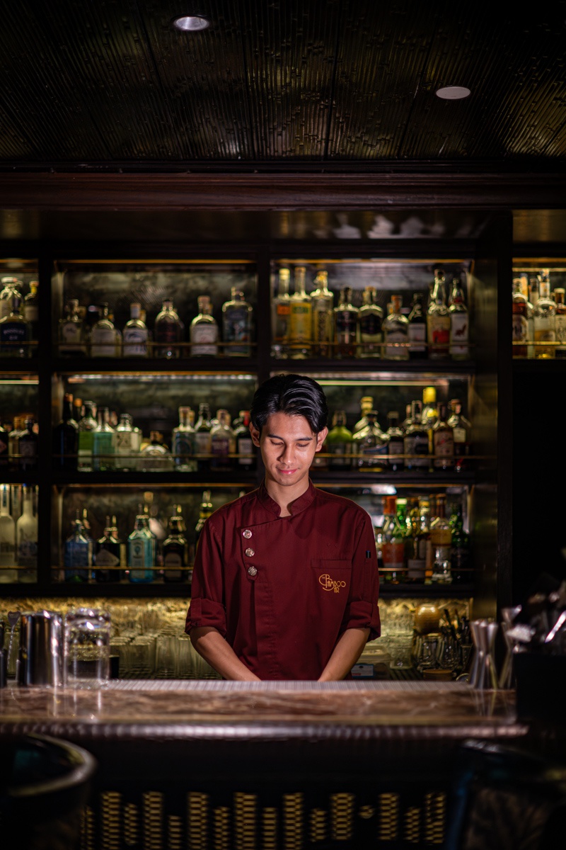 In this picture: Bamboo Bar, Mandarin Oriental Hotel, ASSE, Bangkok.