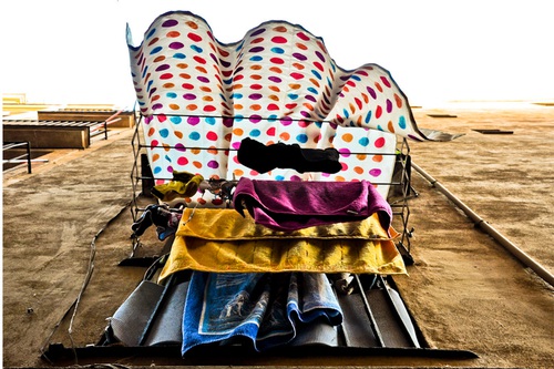 Intimacy, Laundry, Intimacy Under the Wires, Photography. Spain, Barcelona