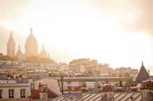 France, Paris, Rooftops, City View